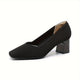 Selina | Women's Orthopedic-Style Pumps with Low Block Heel for Office Wear