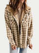 Thomasetta | Women's Oversized Plaid Jacket with Hood