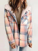 Thomasetta | Women's Oversized Plaid Jacket with Hood
