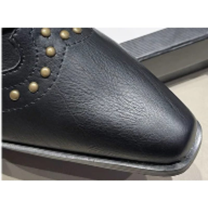 Angelica | Women's Studded Western Ankle Boots