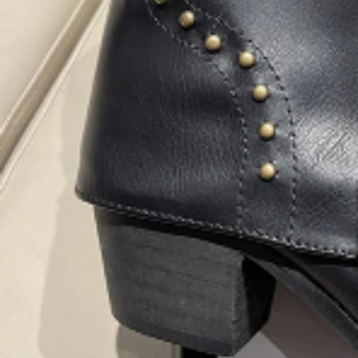 Angelica | Women's Studded Western Ankle Boots