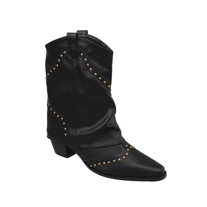 Yolanthe | Women's Western Ankle Boots with Studs