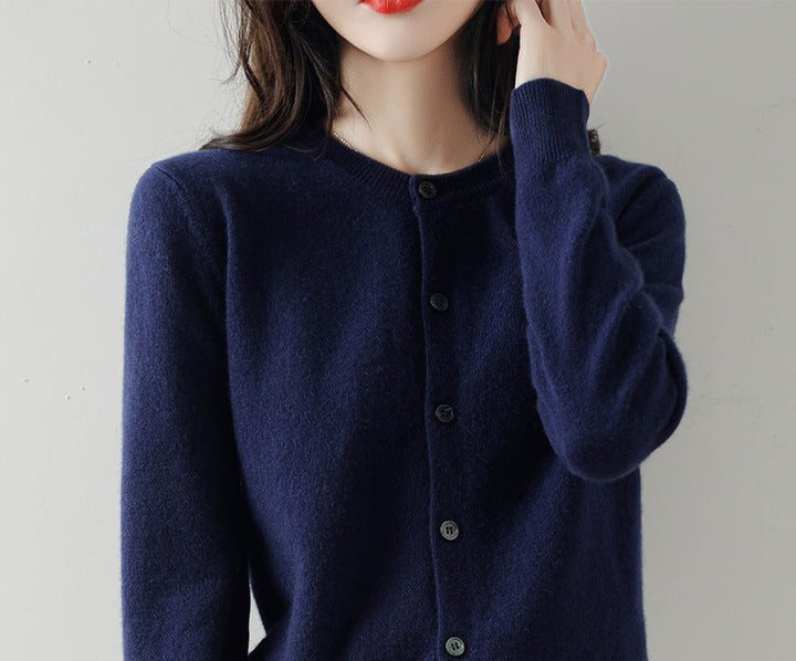 Anneliese | Women's Ribbed Knit Cardigan with Button Front