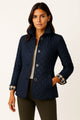 Anna | Women's Quilted Button-Down Blazer