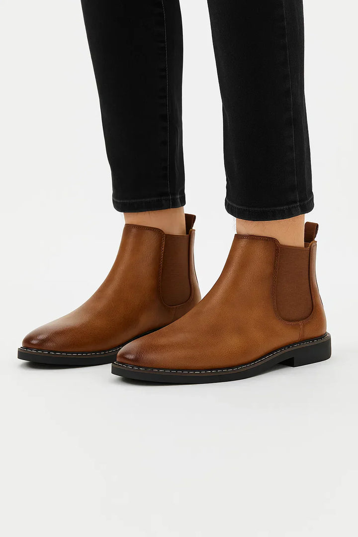 mens-retro-synthetic-leather-slip-on-chelsea-boots