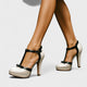 Thomasina | Women's Platform T-Strap High Heel Pumps, image 3