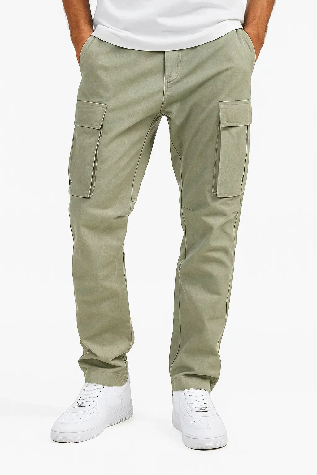 mens-cotton-cargo-trousers-with-elasticated-waist-loose-fit