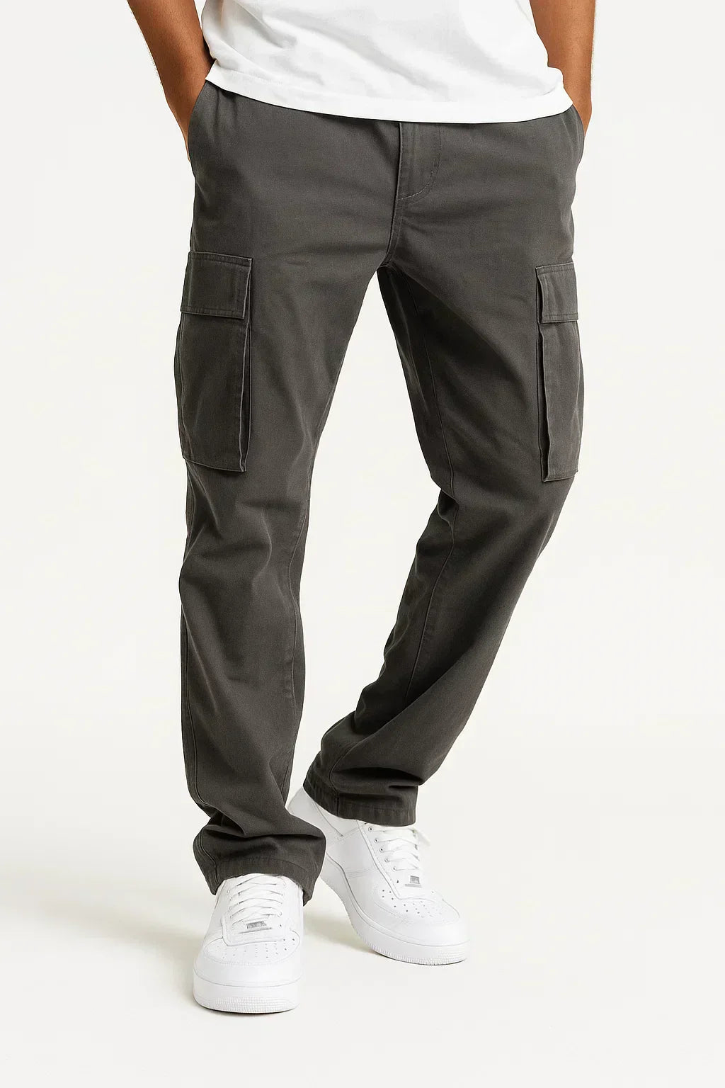 mens-cotton-cargo-trousers-with-elasticated-waist-loose-fit