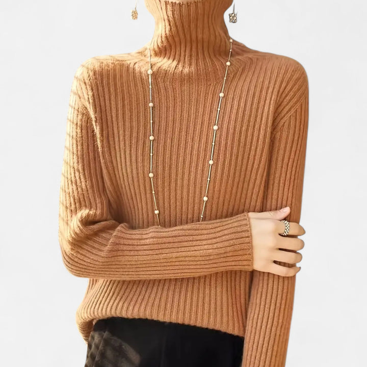 Hedwige | Women's Thick Ribbed Turtleneck Sweater