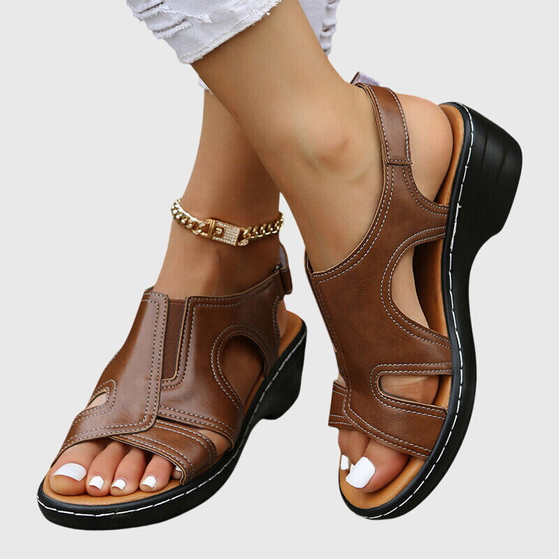 Women's Orthopedic Arch-Support Flat Sandals for Walking — view 5