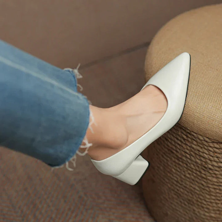 Lianne Pointed-Toe Block Heel Pumps - image 2