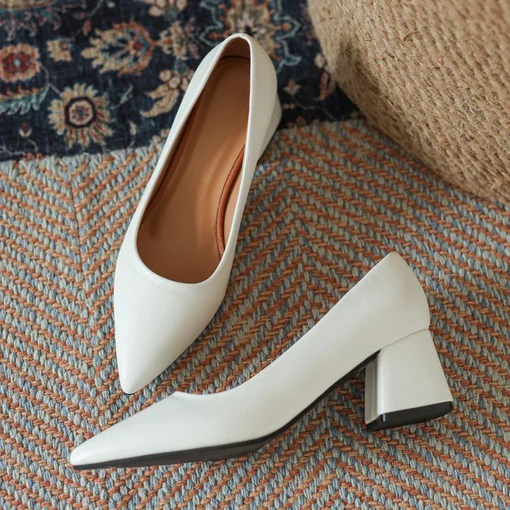 Lianne Pointed-Toe Block Heel Pumps - image 4