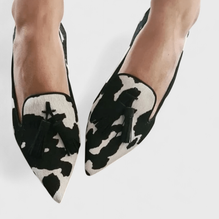 Damiana Animal Print Tassel Loafers - image 3