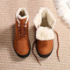 Birgitte | Women's Ankle Boots with Lace-Up and Fur Lining