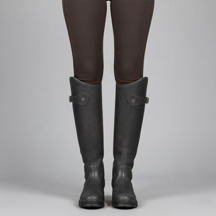Damen Reitstiefel aus Leder – Stützende, bequeme kniehohe Outdoor-Stiefel