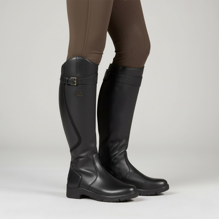Damen Reitstiefel aus Leder – Stützende, bequeme kniehohe Outdoor-Stiefel