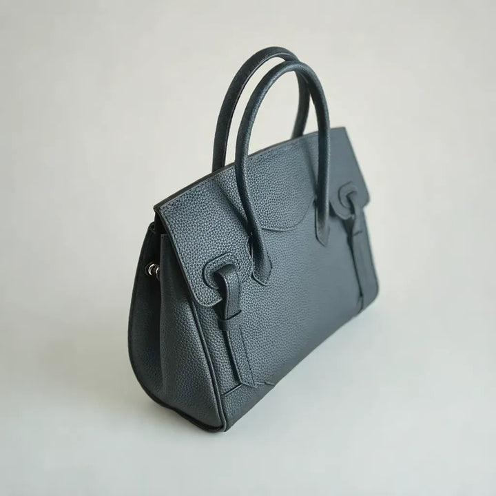 Sidony | Women's Grained Leather Structured Crossbody Bag