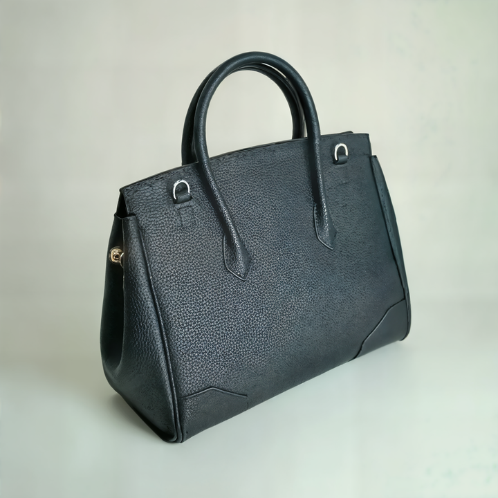 Sidony | Women's Grained Leather Structured Crossbody Bag