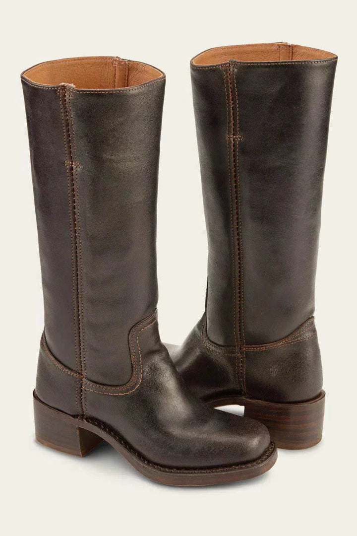 Aldabella | Women's Block Heel Knee High Boots