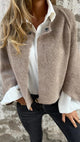 Vanna | Women's Button-Down Cropped Cardigan
