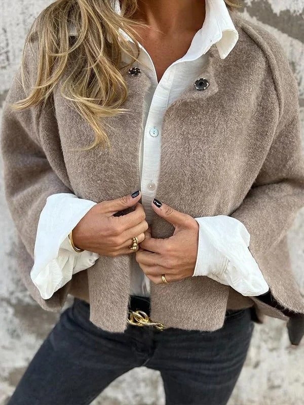 Vanna | Women's Button-Down Cropped Cardigan