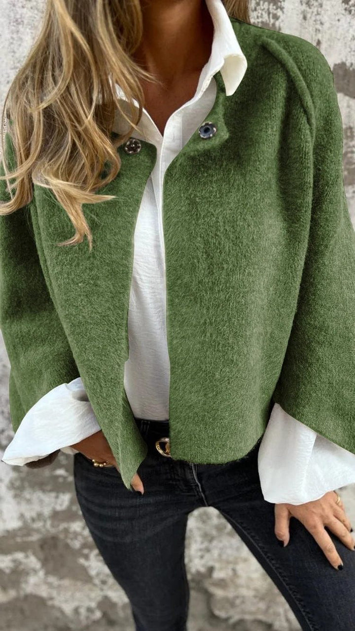 Vanna | Women's Button-Down Cropped Cardigan