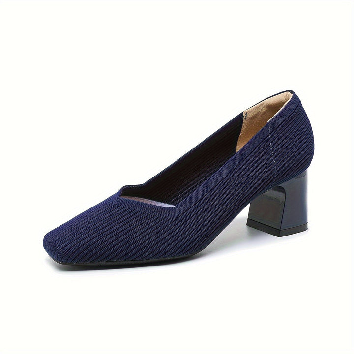Selina | Women's Orthopedic-Style Pumps with Low Block Heel for Office Wear