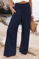 Ffion | Women's Oversized Trousers for Everyday Wear in Navy Blue