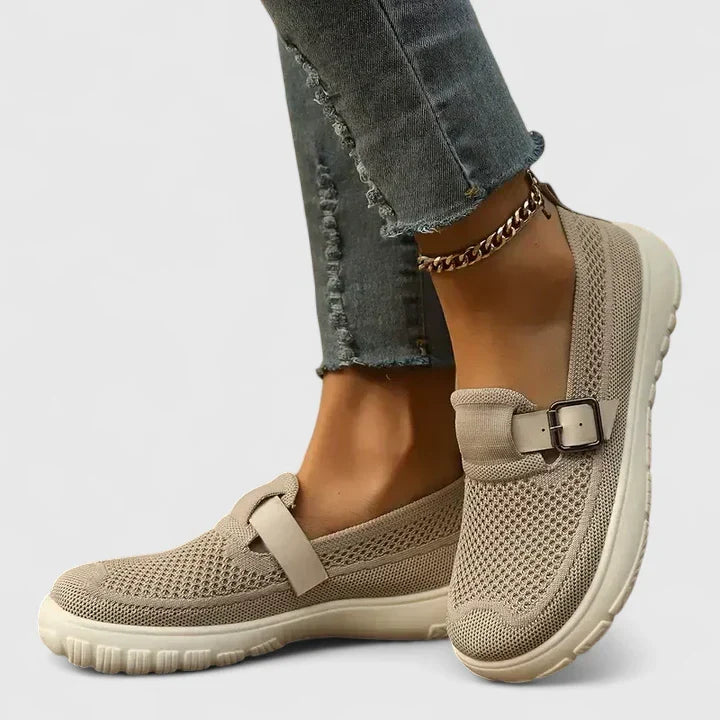 Women's Orthopedic Arch-Support Buckle Hook-and-Loop Loafers for Everyday Wear — view 2