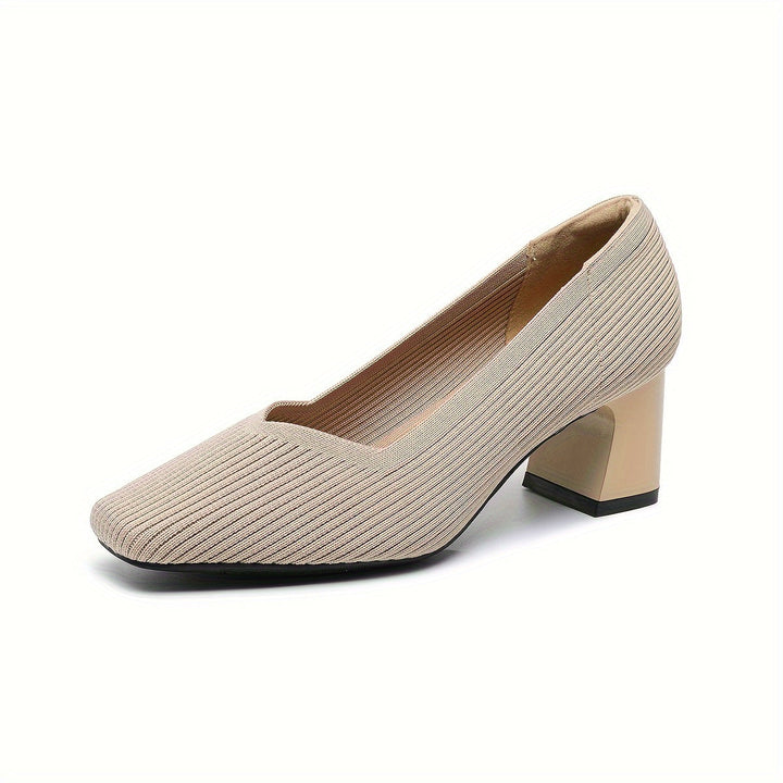 Selina | Women's Orthopedic-Style Pumps with Low Block Heel for Office Wear