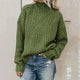 Isaure | Women's Cable Knit Jumper with Roll Neck
