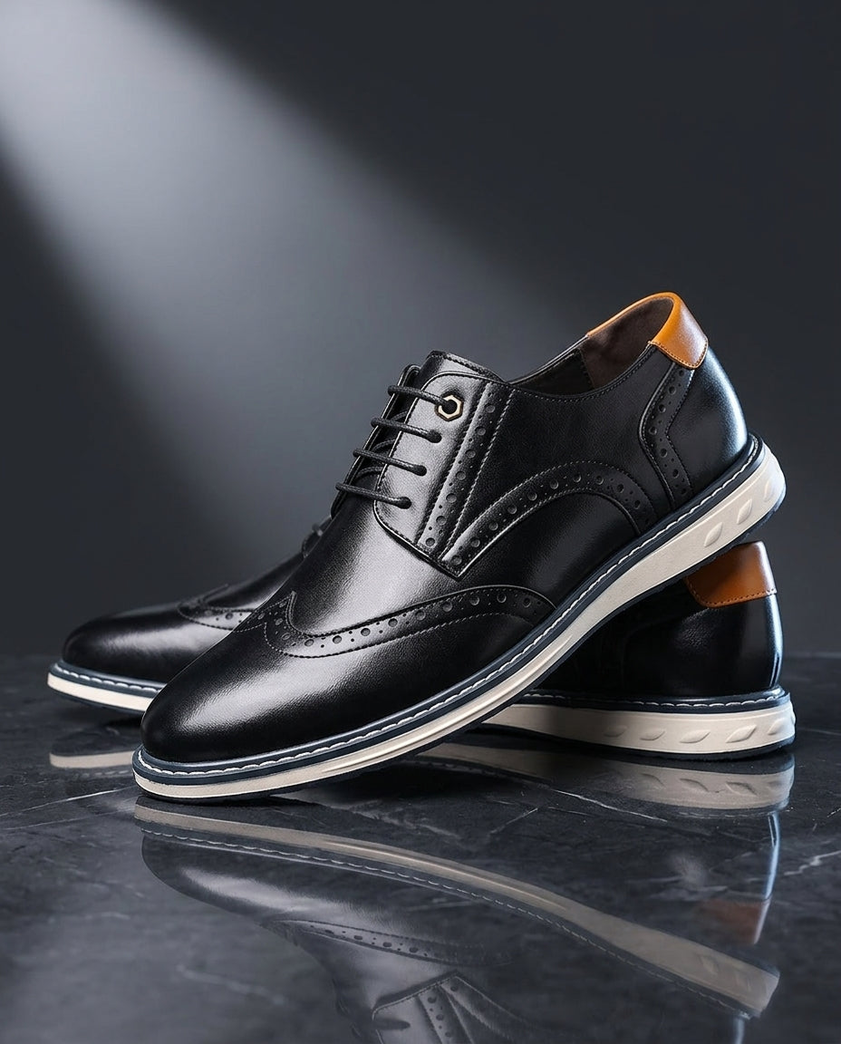 Beau | Unisex Wingtip Brogue Sneakers