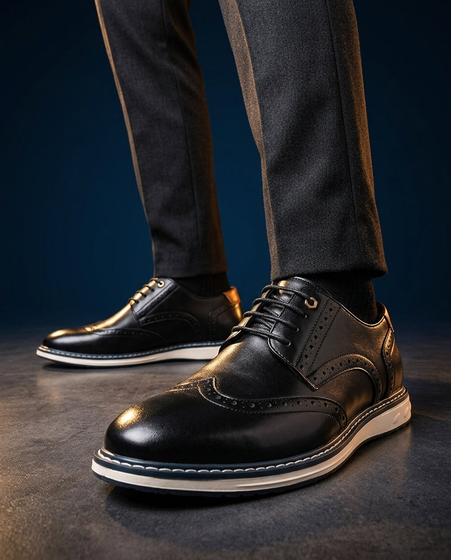 Beau | Unisex Wingtip Brogue Sneakers