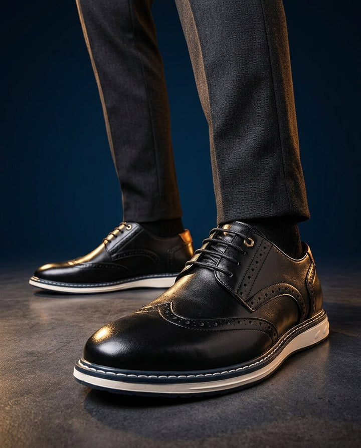 Beau | Unisex Wingtip Brogue Sneakers