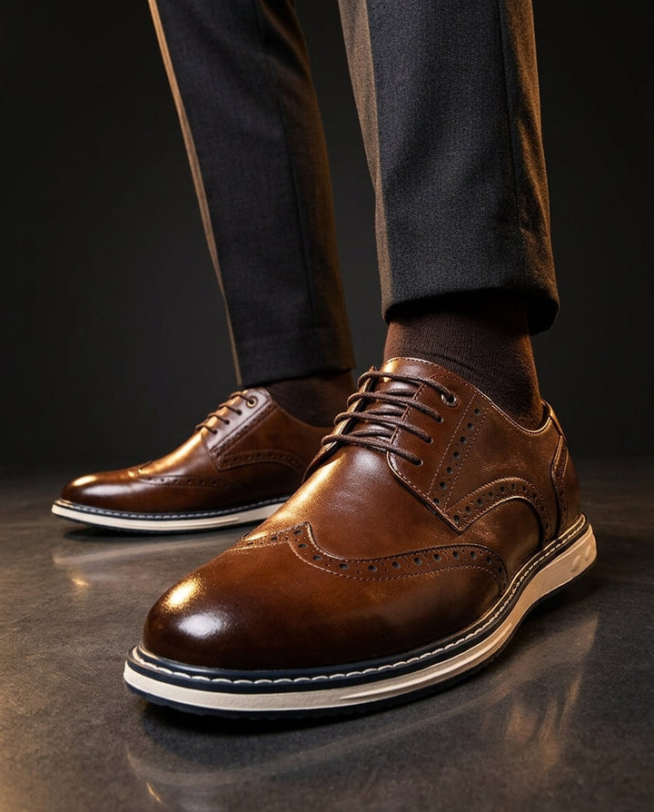 Beau | Unisex Wingtip Brogue Sneakers