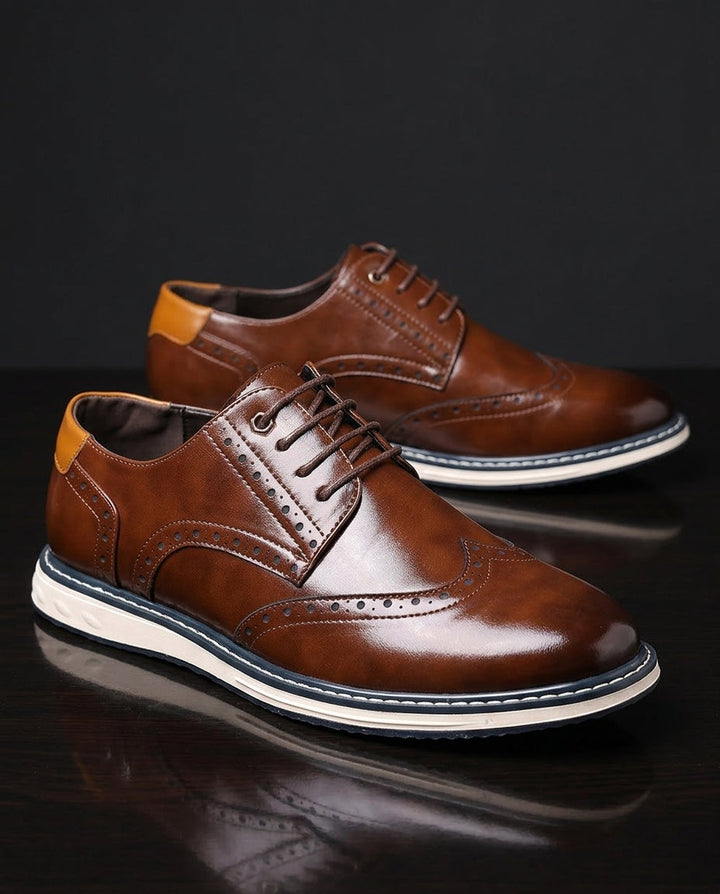 Beau | Unisex Wingtip Brogue Sneakers