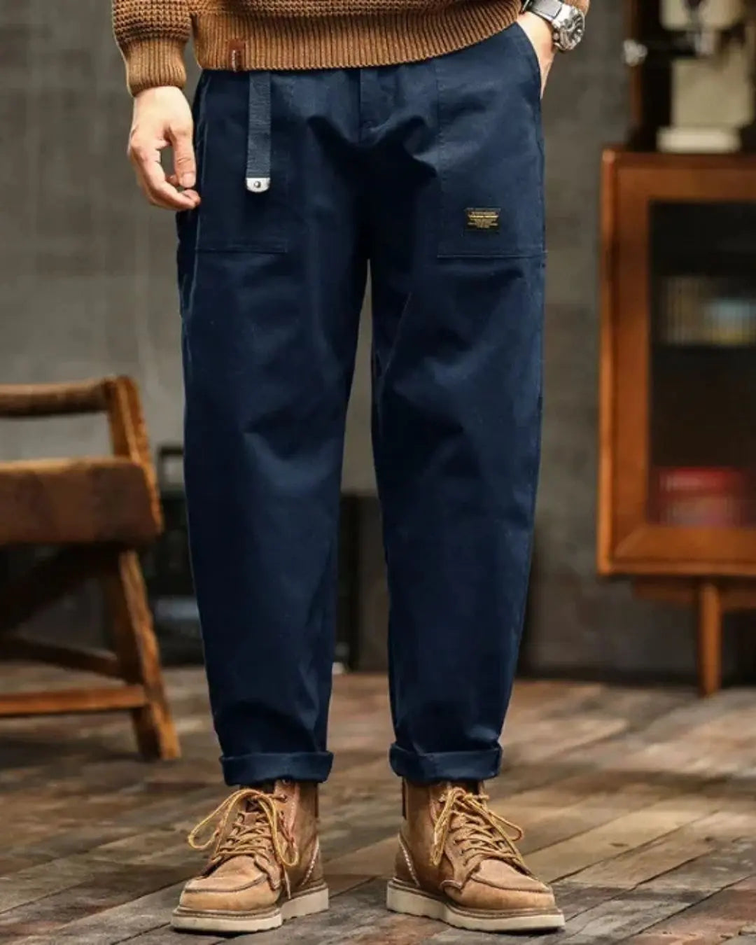 Herren-Cargohose robust – Funktionshose mit Taschenpanels