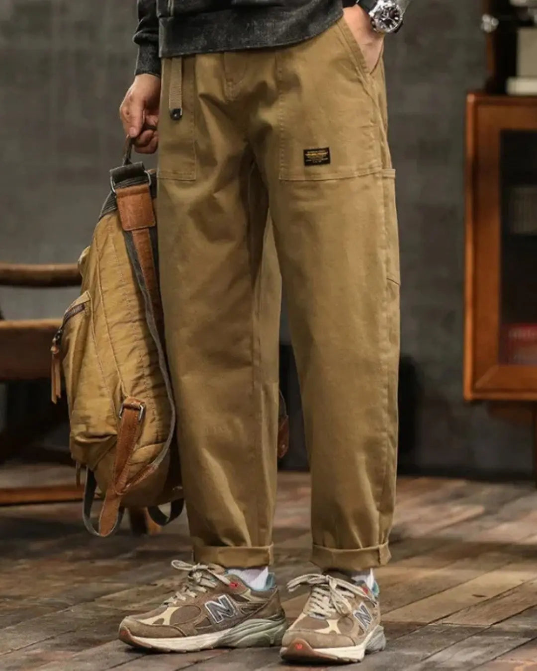 Herren-Cargohose robust – Funktionshose mit Taschenpanels