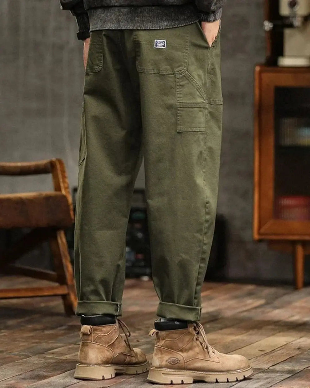 Herren-Cargohose robust – Funktionshose mit Taschenpanels