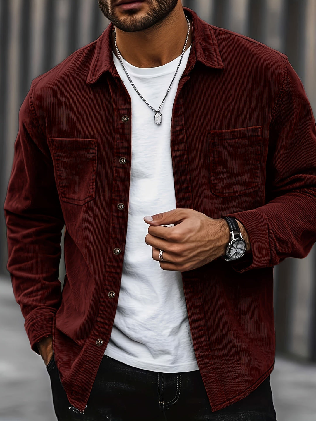 Barrett | Men's Corduroy Overshirt Jacket