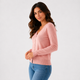 Viveca | Women's V-Neck Ribbed Button Cardigan