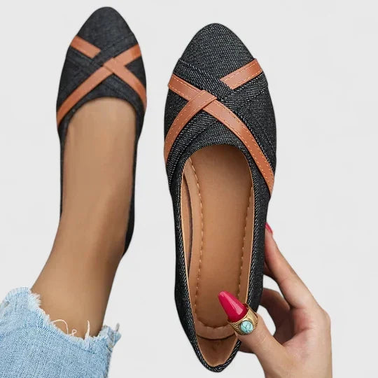 Kathleen Orthopedic-Style Criss-Cross Flats with Wide Toe Box - image 5
