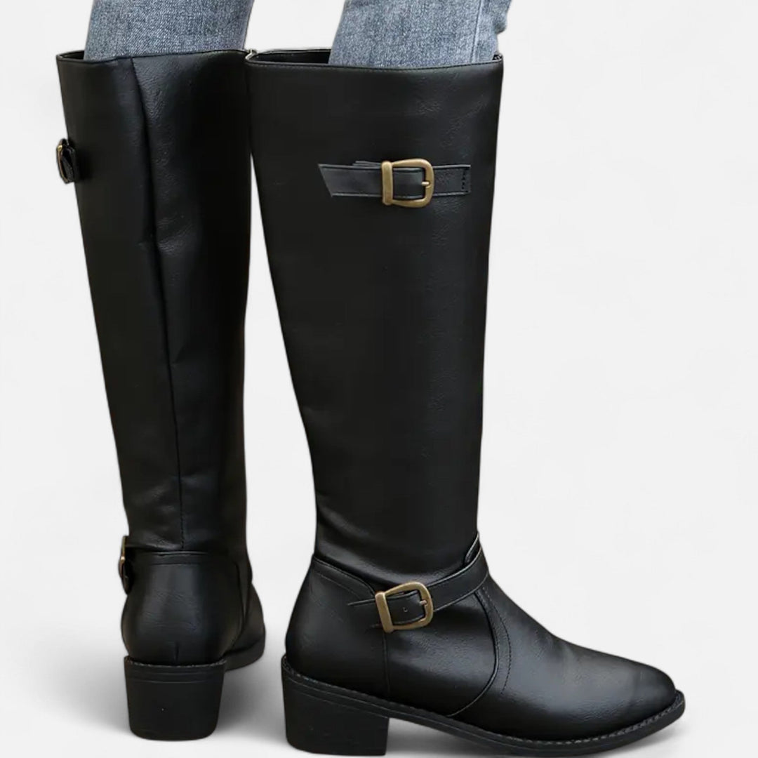 Gabriele | Women's Pointed-Toe Long Boots