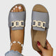Women's Orthopedic Cushioned Slip-On Buckle Sandals for Sunny Days — view 6