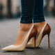 Lowena Two-Tone Pointed-Toe Stiletto Pumps - image 1