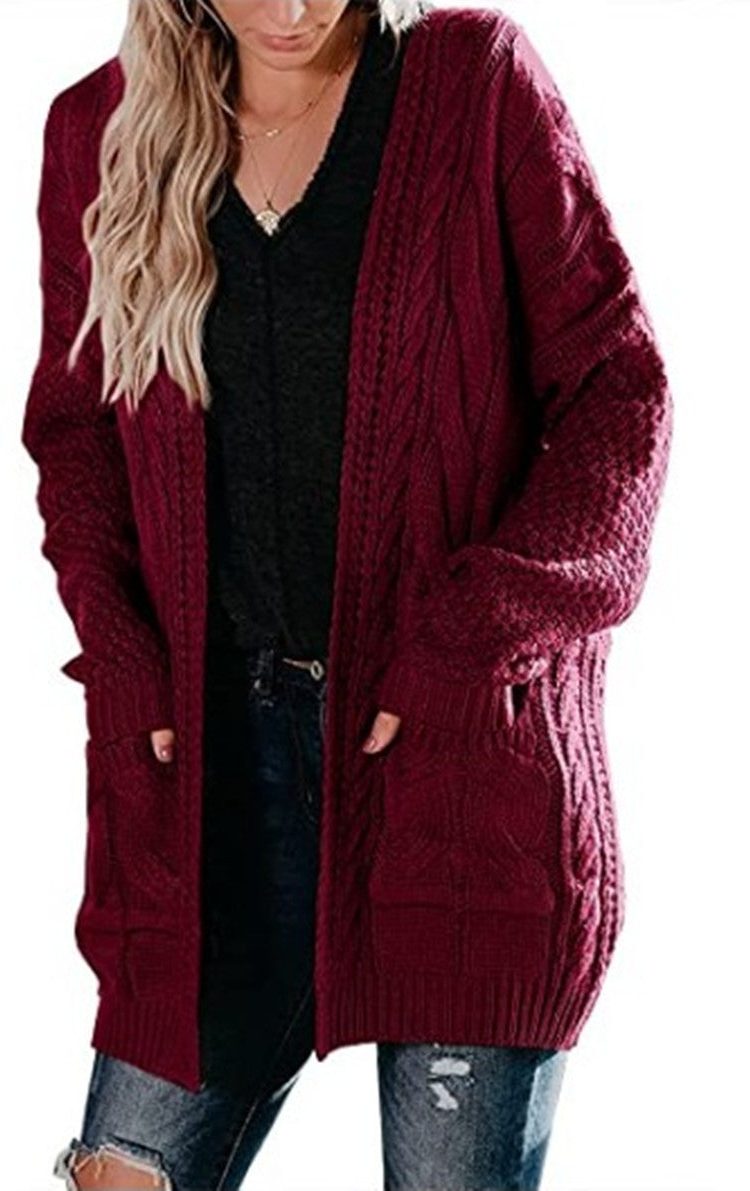 Palmira | Women's Chunky Knit Cardigan with Pockets