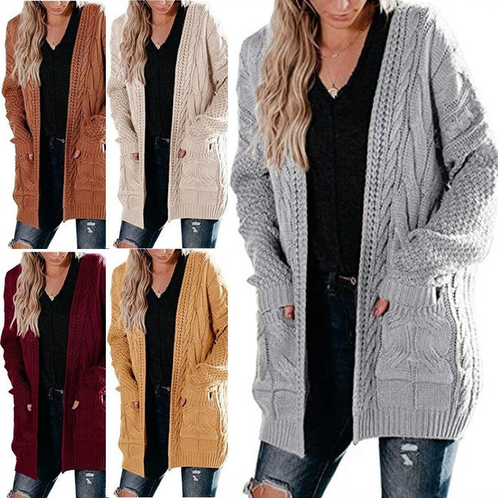 Palmira | Women's Chunky Knit Cardigan with Pockets