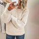 Mirella | Women's Chunky Knit Sweater with Crew Neck