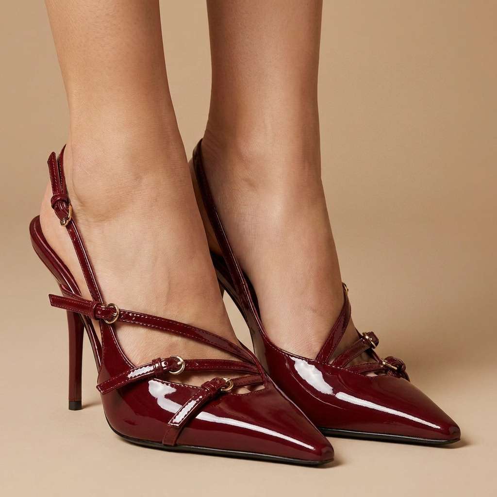 Vasilia | Women's Pointed-Toe Slingback Heels