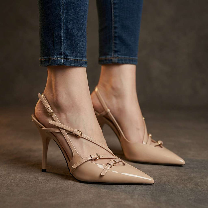 Vasilia | Women's Pointed-Toe Slingback Heels